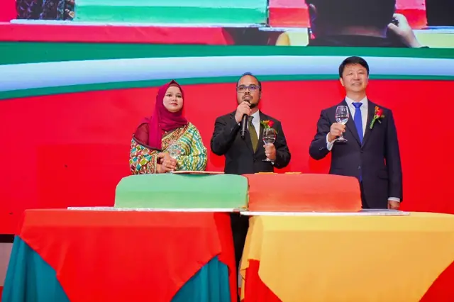 Toast at the Bangladesh National Day reception, Kunming
